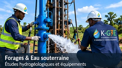 Forage et équipement de puits