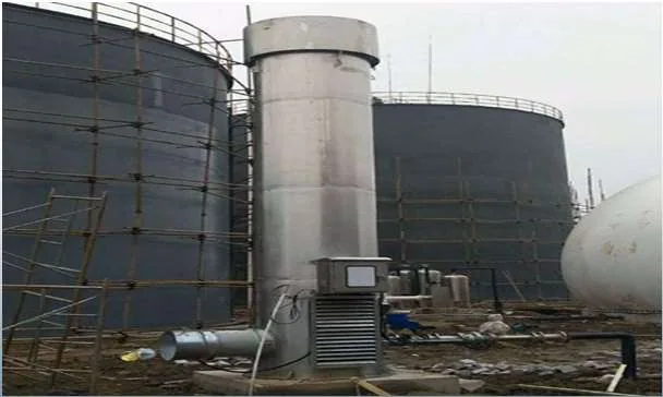 Torchère biogaz